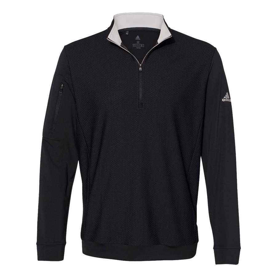 Performance Textured Quarter-Zip Pullover